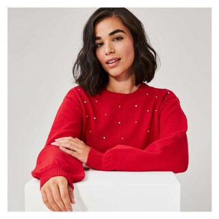 Embellished Pullover | Joe Fresh