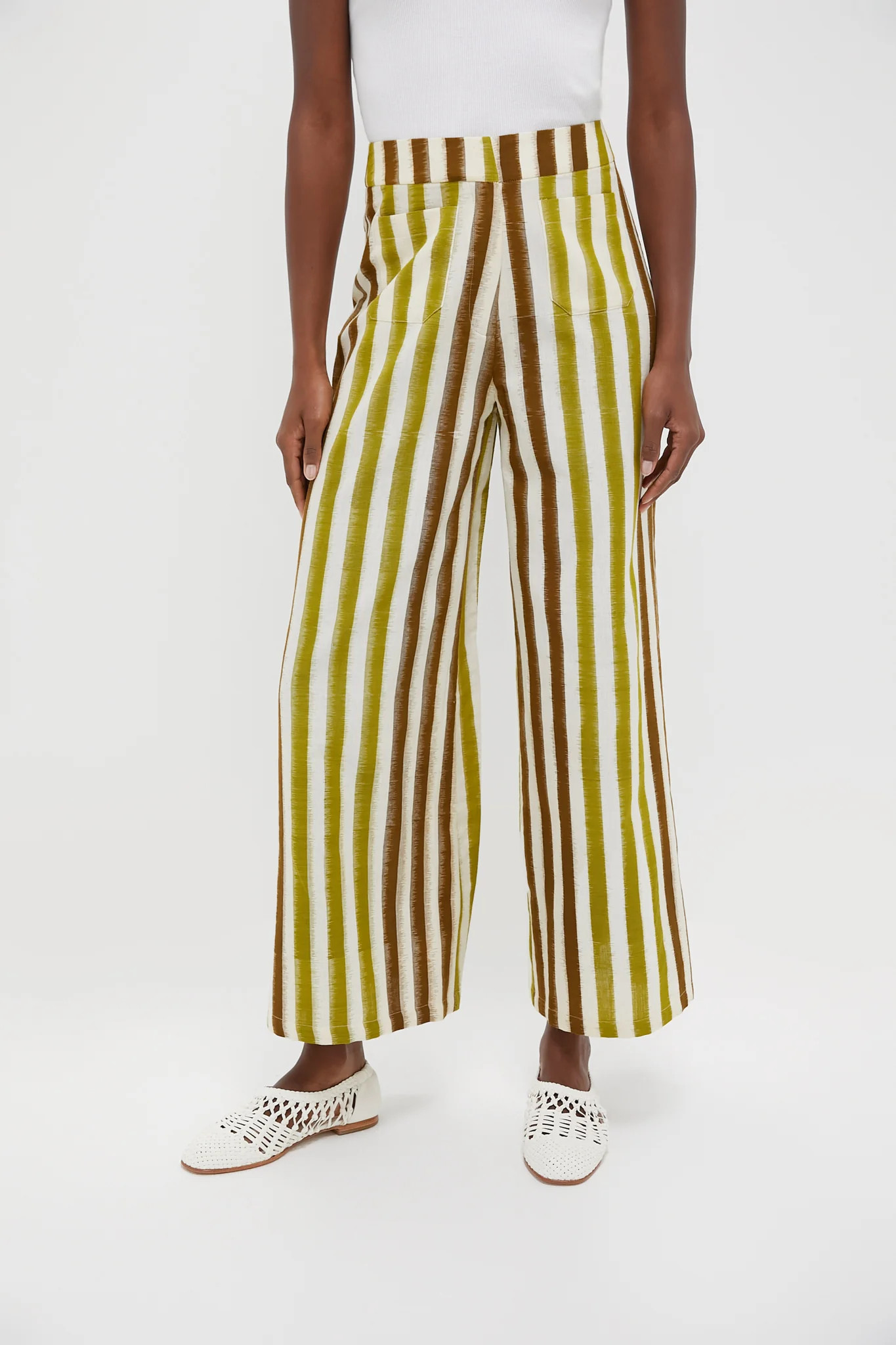 Kiwi Stripes Adele Pants | Tuckernuck (US)
