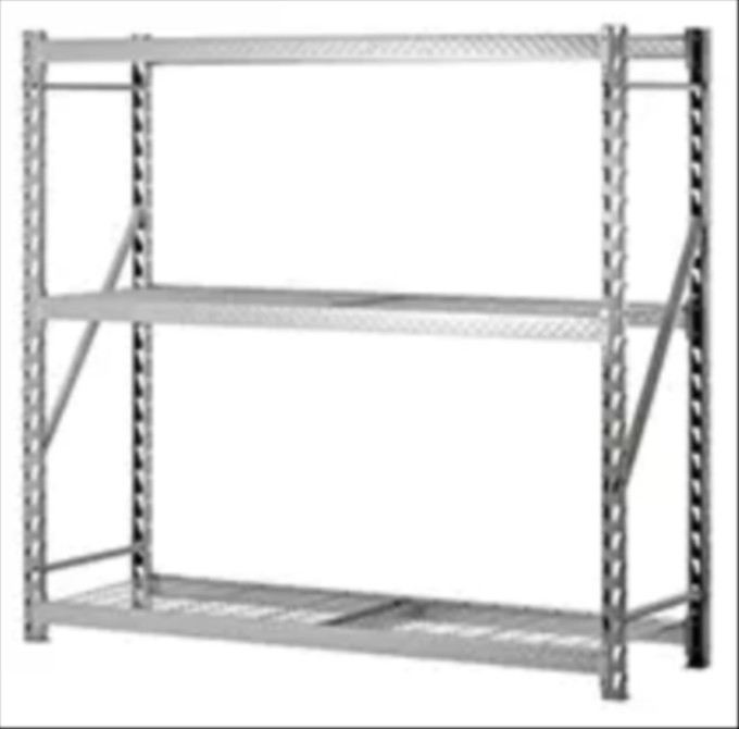 Click for more info about Heavy Duty 3-Shelf Welded Steel Treadplate Rack with Wire Shelves