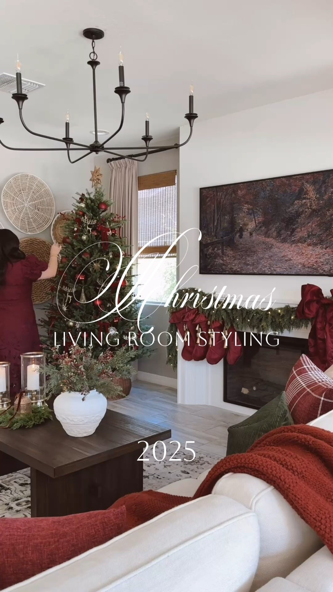 This year feels extra special, we’re all embracing a traditional Christmas, and honestly… it’s exactly what we needed. 🎄 Cozy lights, timeless reds, and all the classic touches that remind us what the season’s really about. Welcome to our Christmas living room for 2025. ❤️ #chritmas #traditionalchristmas #christmasdecor #christmas2025 #christmstree #christmasornaments #nostalgicchristmas #ltkchristmas 

#LTKHoliday #LTKSeasonal #LTKHome