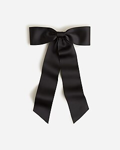 Oversized bow hair tie$29.5040% off full price with code SHOPNOWBlackOne SizeSize & Fit Informati... | J. Crew US