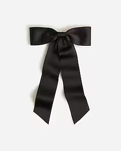 Oversized bow hair tie$29.5040% off full price with code SHOPNOWBlackOne SizeSize & Fit Informati... | J.Crew US