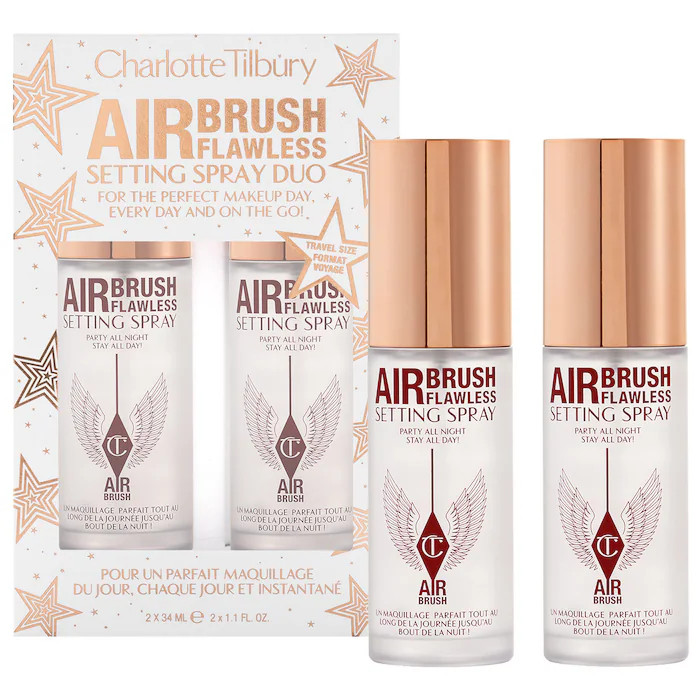 Mini Airbrush Flawless Setting Spray Duo - Charlotte Tilbury | Sephora | Sephora (US)
