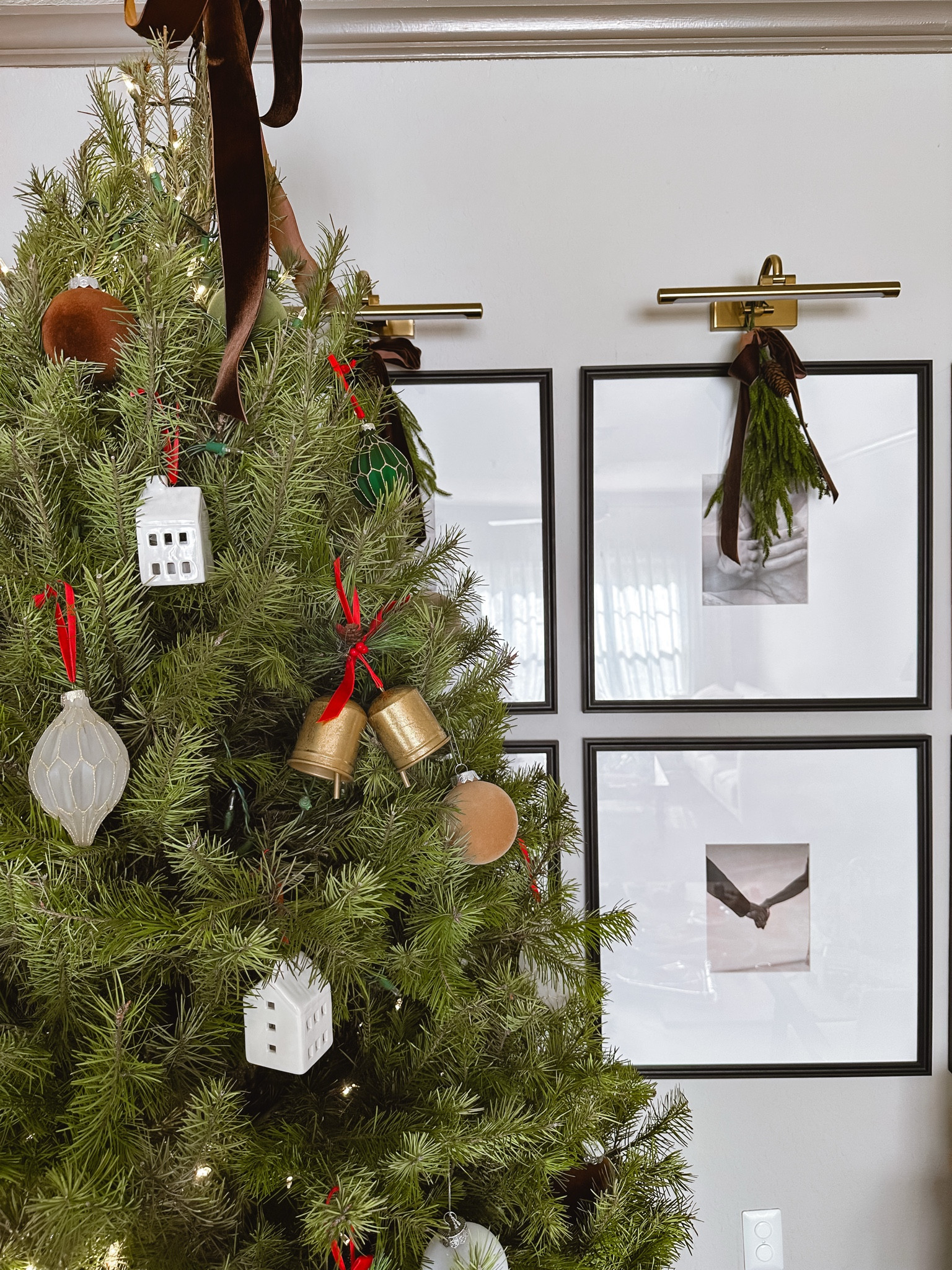 Our Christmas tree is up, and the holiday magic has officially begun! 🎄✨ I had so much fun decorating with these gorgeous velvet ornaments and a mix of other festive treasures. Every detail feels so cozy and elegant—ready for all the holiday cheer!  🎅🎄 #ChristmasDecor  #christmasornaments 
#velvetornaments #christmastree

#LTKHoliday #LTKSeasonal