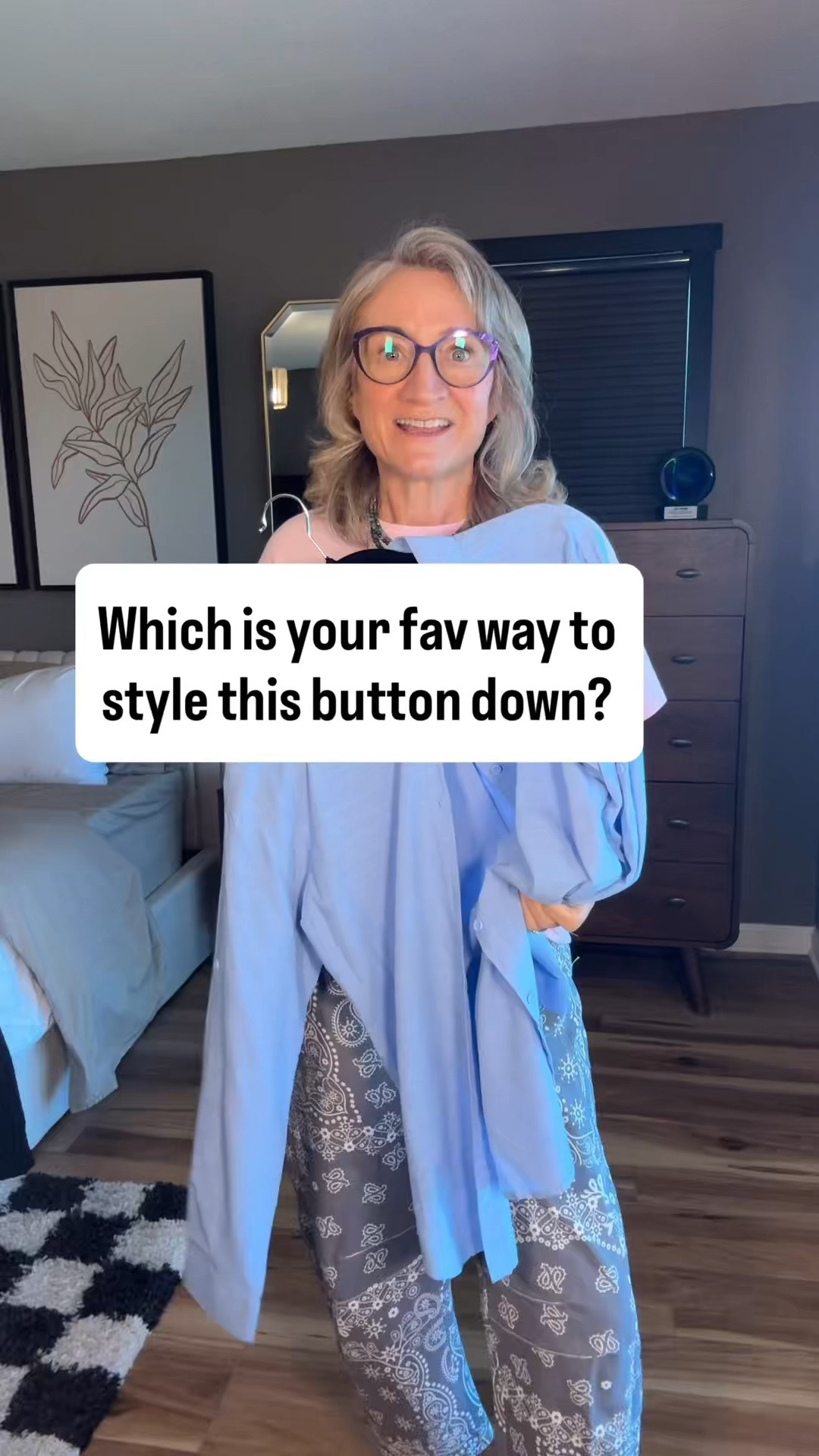 Do you have a button down top that you love to style? Which way is your fav? Comment SHOP for links. @dlooda.official #affordablefashion #buttondownshirt #stylinginspo #ootdinspo #fashionover50

#LTKootd #LTKOver40