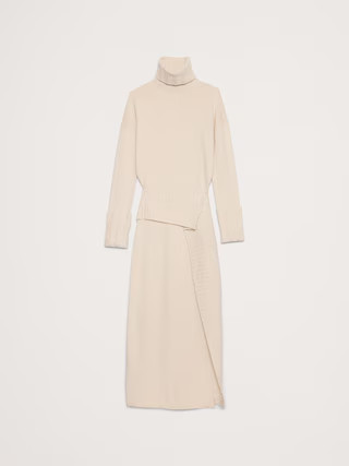 Merino-Cotton Maxi Sweater Dress | Banana Republic (US)