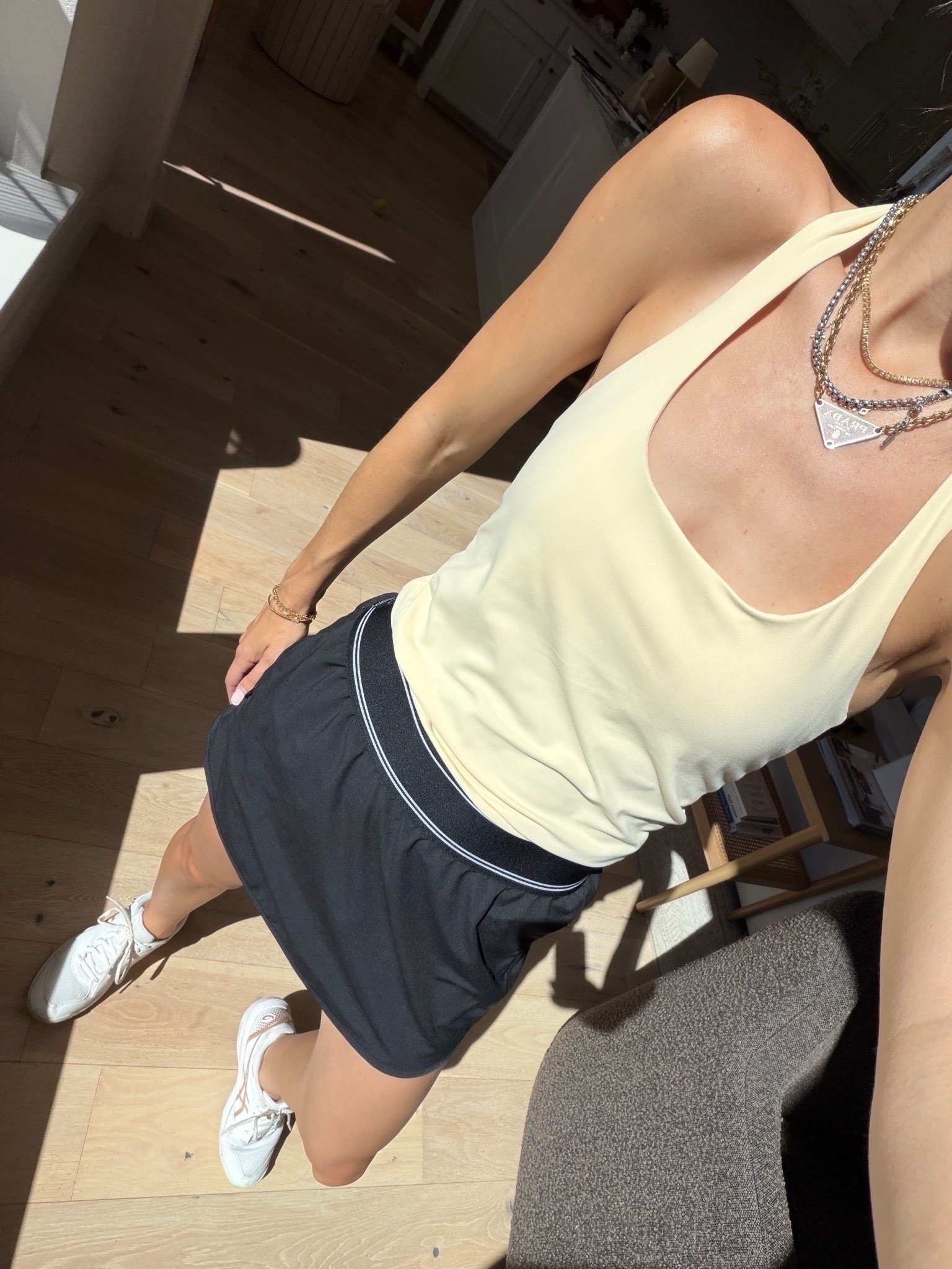 Halter workout top and xs skort 




#LTKActive #LTKgrwm #LTKootd