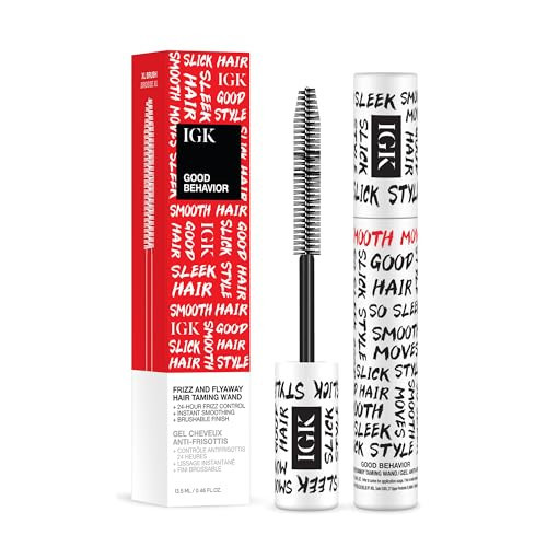 IGK Good Behavior Frizz & Flyaway Hair Taming Wand – Lightweight Gel Control Stick for Smooth, Sleek Hair, Anti-Frizz Styling, 0.24 oz | Amazon (US)