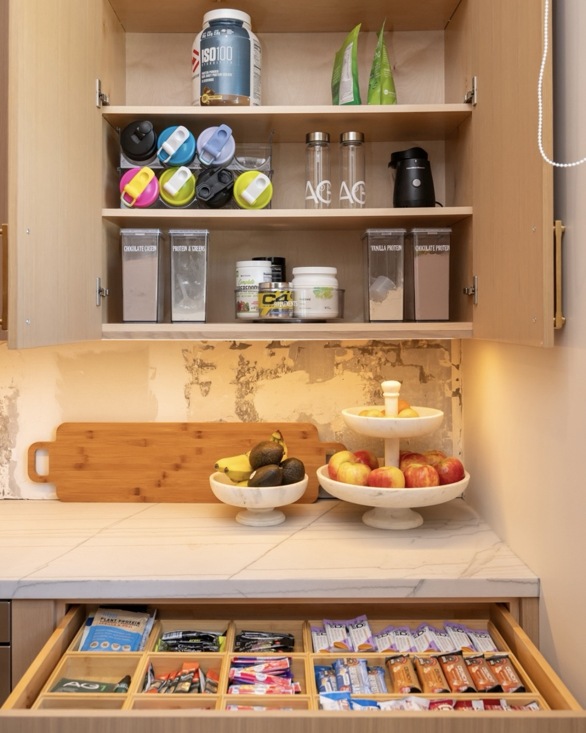Organized pantry with a smoothie zone and space for supplements and snacks! 
The Radiant Ridge project 


Smoothie organization, organized pantry, snack organization 

#LTKFamily #LTKHome #LTKFitness