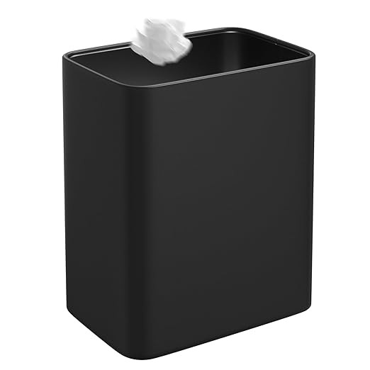 Cesun Small Bathroom Trash Can 2.1 Gallon Wastebasket, Modern Metal Garbage Can Office Waste Bask... | Amazon (US)