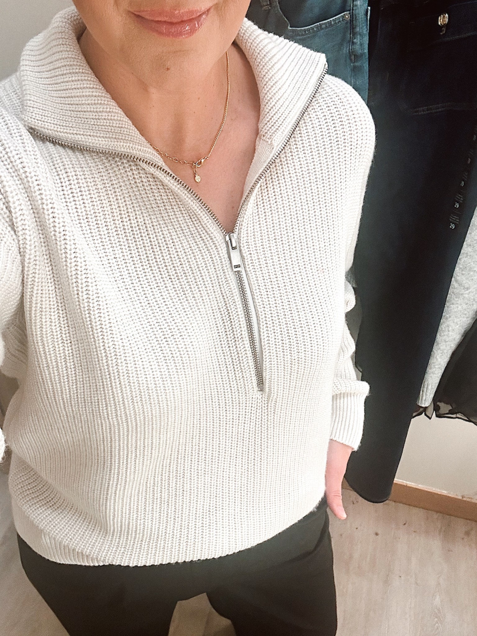 Love this quarter zip! Or half zip whichever 😬 I’m in the medium and it’s a loose fit! 

#LTKOver40 #LTKFindsUnder100