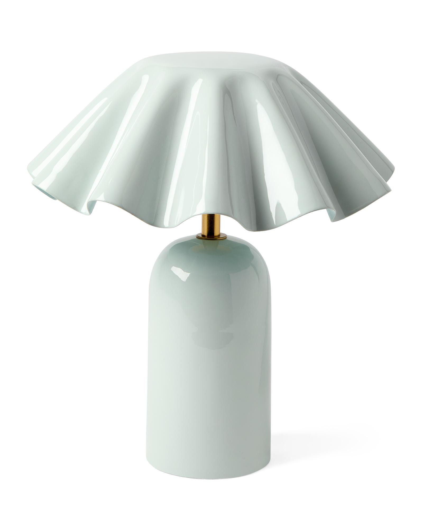 Brooks Fluted Cordless Table Lamp | Serena and Lily