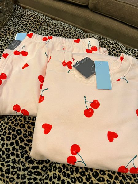 My cherry 🍒 loungewear came in! Currently sold out in plus sizes, but available in XS-XXL! 

#LTKSeasonal #LTKfindsunder50