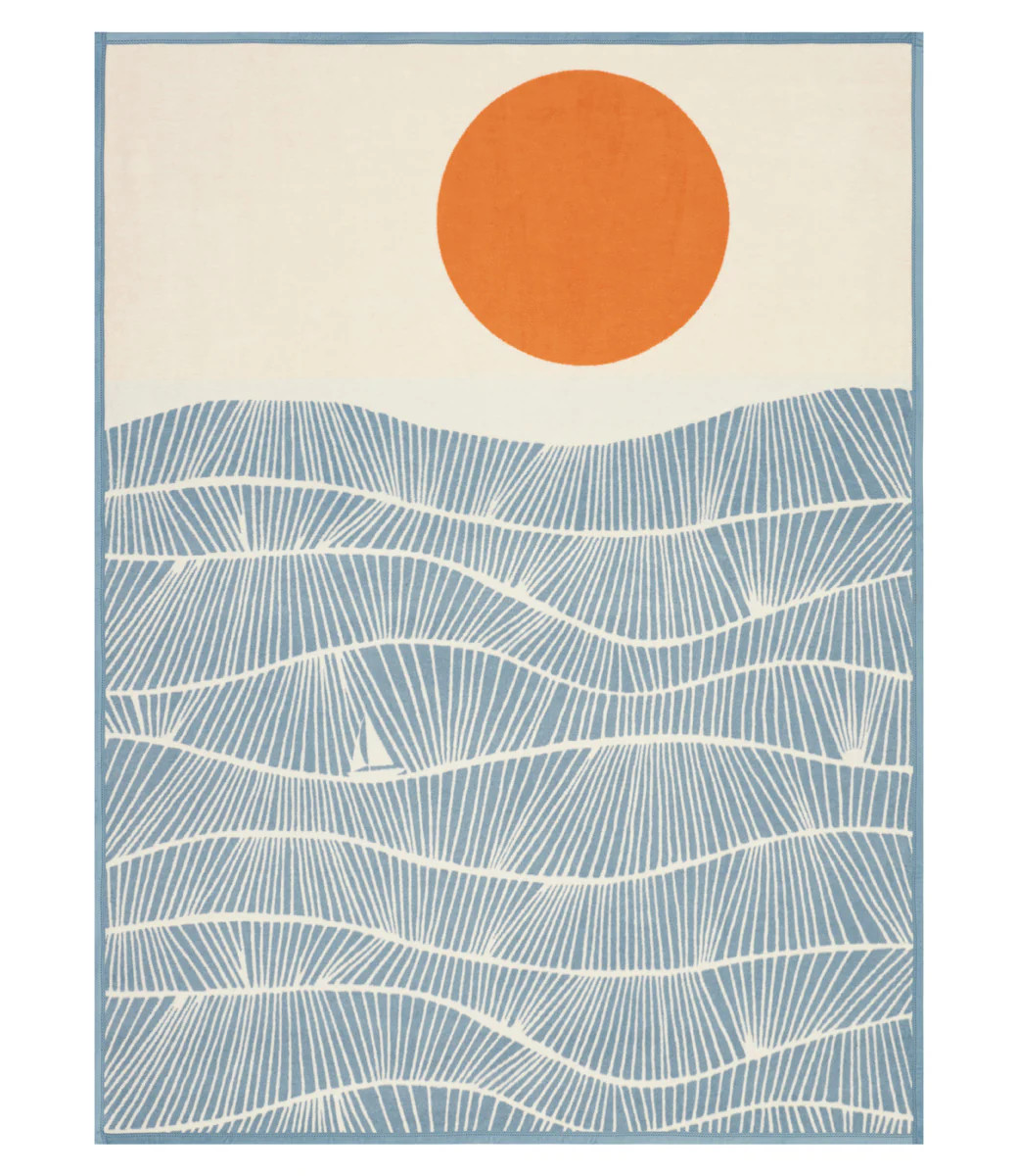 Mount Desert Sunrise Blanket | ChappyWrap