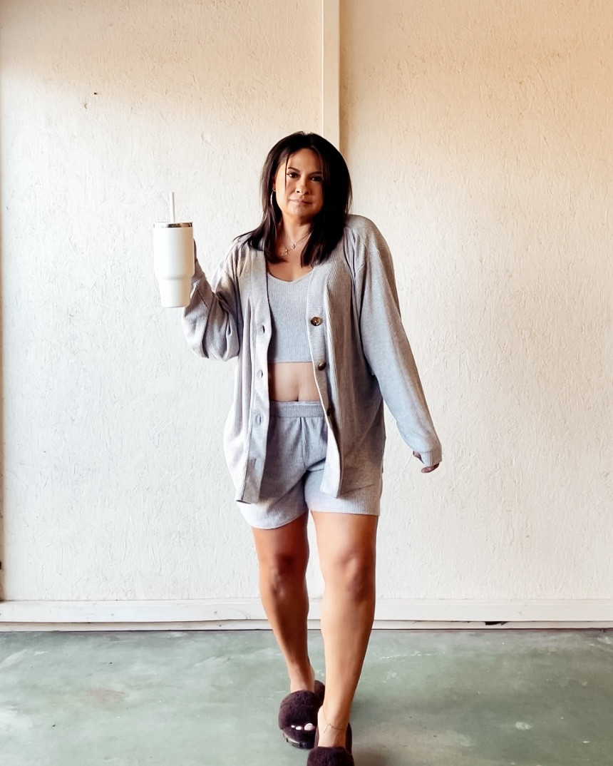 { cozy ❥

• Hydro Flask 32 oz. All Around Travel Tumbler in Ivory 
• Open Edit 3-Piece Cozy Rib Pajamas in Gray Pearl Mark - XL 
• UGG Cozzetta Curly Genuine Shearling Slide Slippers in Burnt Cedar - 9   

Casual Midsize Style . Midsize Loungewear . NSale . Nordstrom Anniversary Sale . Modern Rez Girl Aesthetic . Native American Content Creator } 

#LTKxNSale #LTKMidsize #LTKShoeCrush
