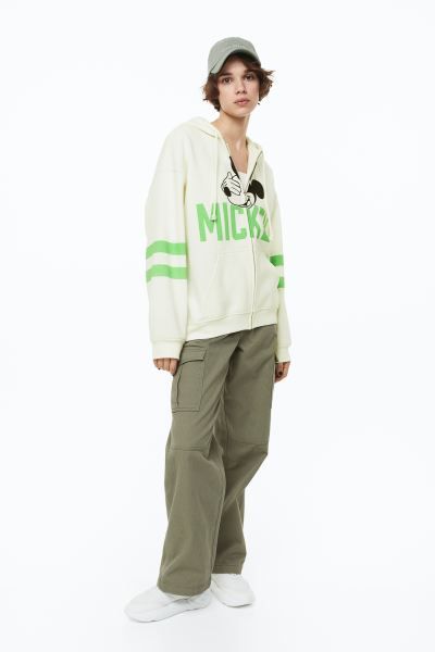 Printed Hooded Jacket | H&M (US + CA)