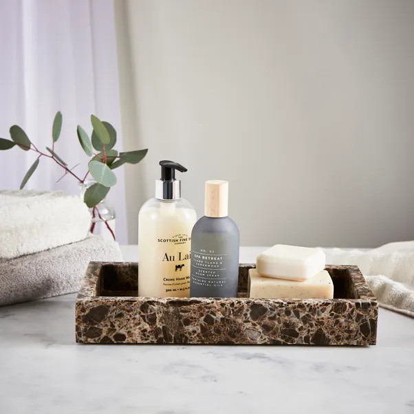 Dorma Purity Marble Tray | Dunelm (migrated)