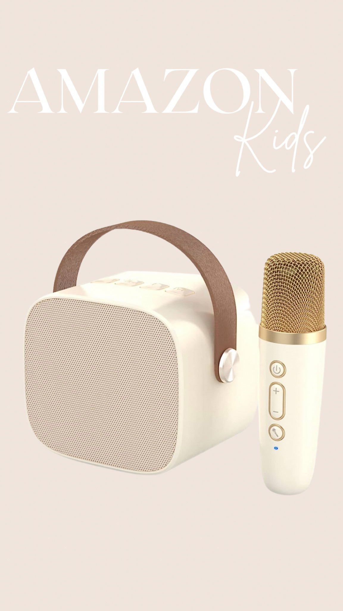 Karaoke Machine,Funny Toys Christmas Birthday Gifts for Kids,Boys,Girls,Adults,Family Activities at Home or Outdoors,MEGUO Karaoke Microphone,Portable Bluetooth Speaker with Wireless Microphone

#LTKFind #LTKunder50 #LTKkids