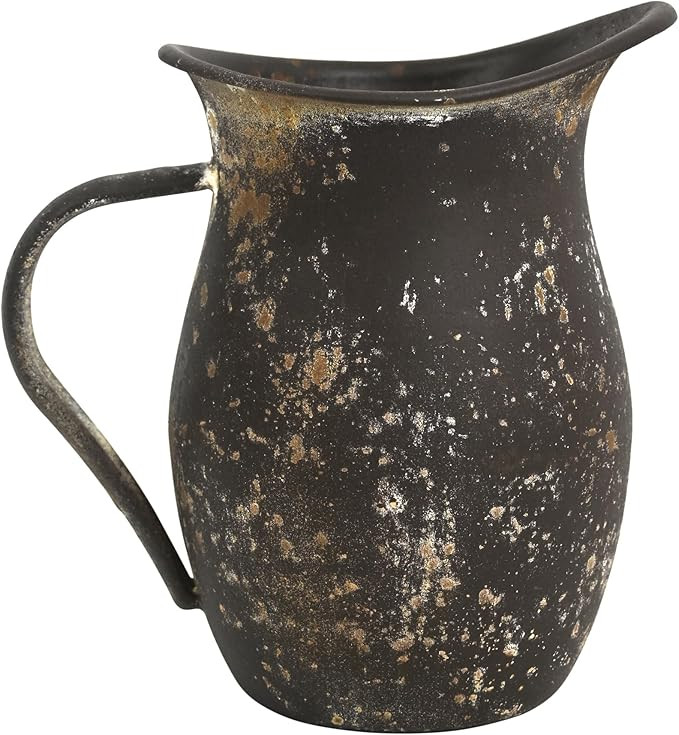 Vintage Country Metal Flower Vase Farmhouse Decorative Milk Can Pot Rustic Pitcher Jug for Home K... | Amazon (US)