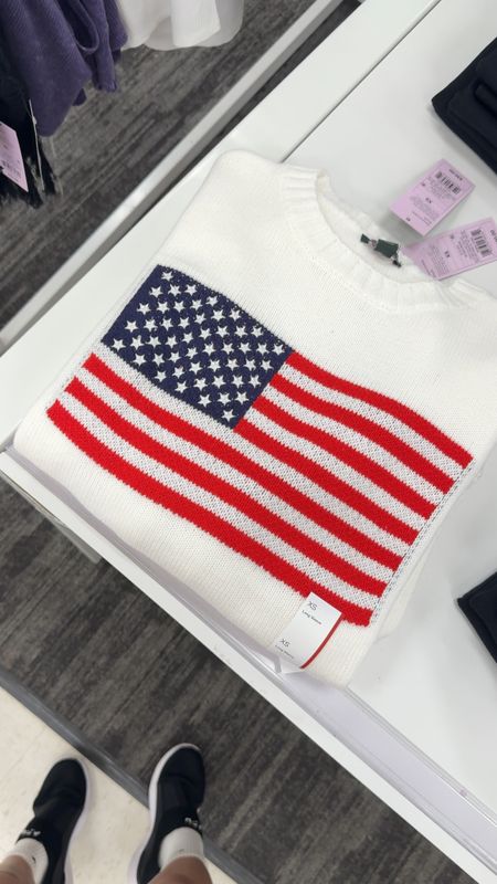 Last chance to get yourself a Memorial Day outfit knit sweater with the USA flag from Target!

USA flag • patriotic outfit • Target style • white sweater 

#LTKStyleTip #LTKParties #LTKVideo