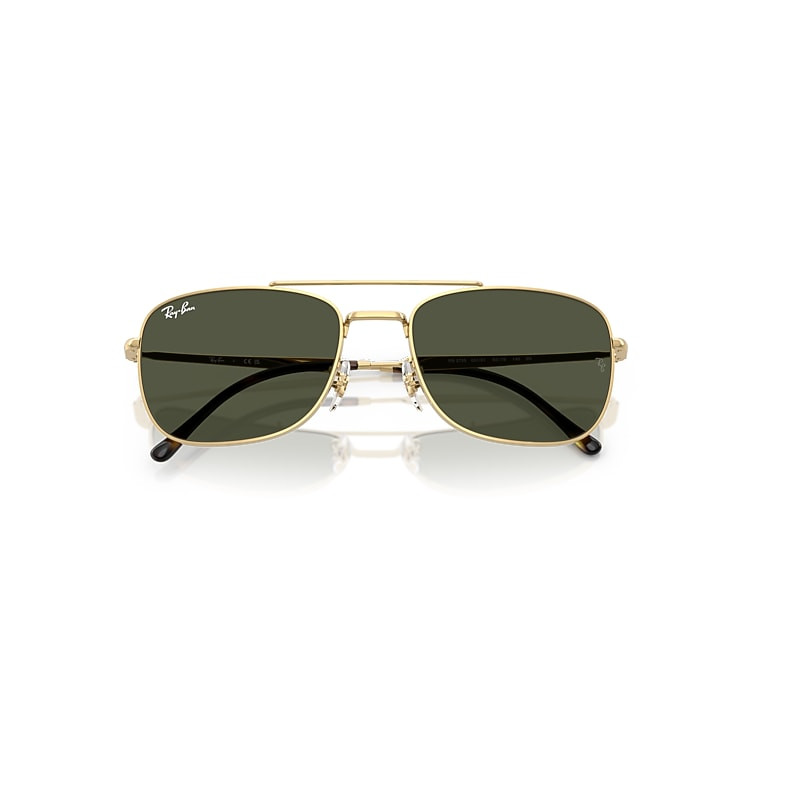 Ray-Ban Rb3755 Sunglasses Arista Gold Frame Green Lenses 62-19 | Ray-Ban (US)