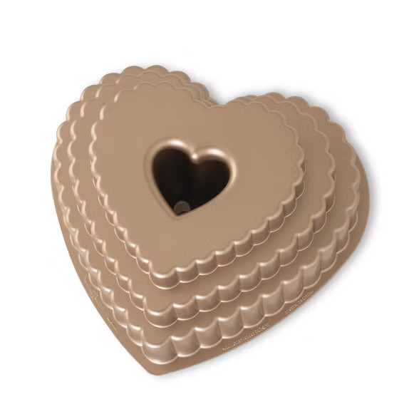 Nordic Ware Tiered Heart Bundt Pan | Target