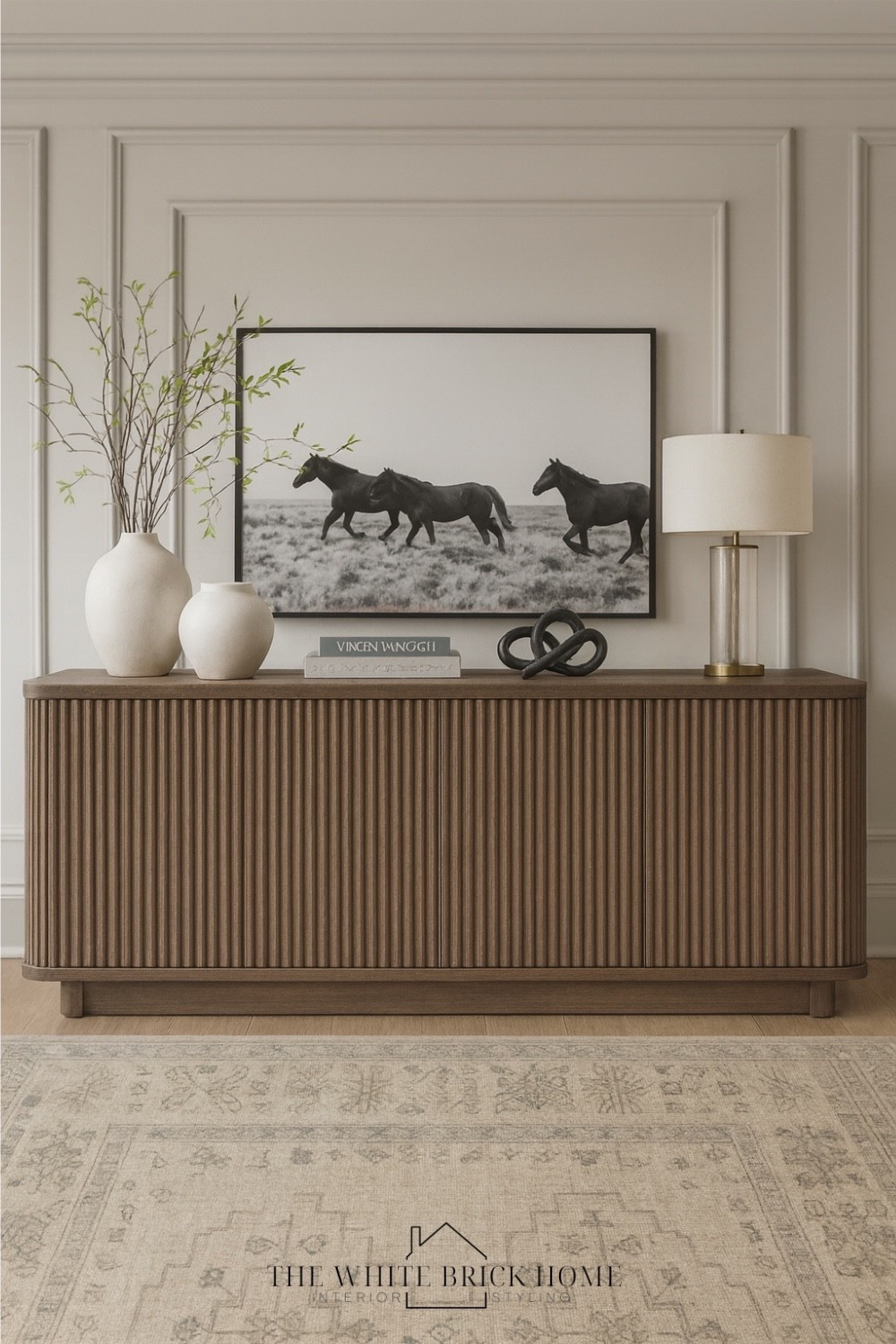 This modern traditional console blends rich wood tones, sculptural decor, and stunning artwork to create a perfectly styled focal point for any home. 

🖤🖤

Living room, entry way, console table, media table, home decor, decor styling, wall art, table lamp, vase, greenery, home design, living room furniture, living room decor, home decor, home accessories, home accents, living room ideas, living room decor ideas, area rug, pottery barn rug, table lamp, greenery, modern home, modern traditional home, pottery barn, crate and barrel, home design, Wayfair, Amazon 


#LTKFindsUnder100 #LTKHome #LTKSaleAlert