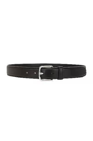 The Row Classic Belt in Black Pld | FWRD | FWRD 