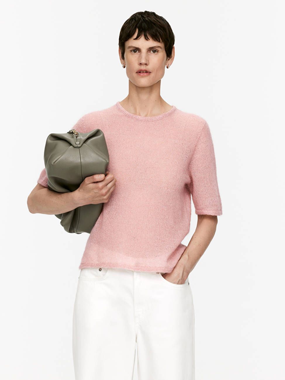 Wool-Mohair Blend Top | ARKET (US&UK)