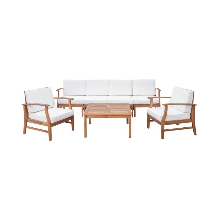 Hulda 6 - Person Outdoor Seating Group with Cushions | Wayfair North America