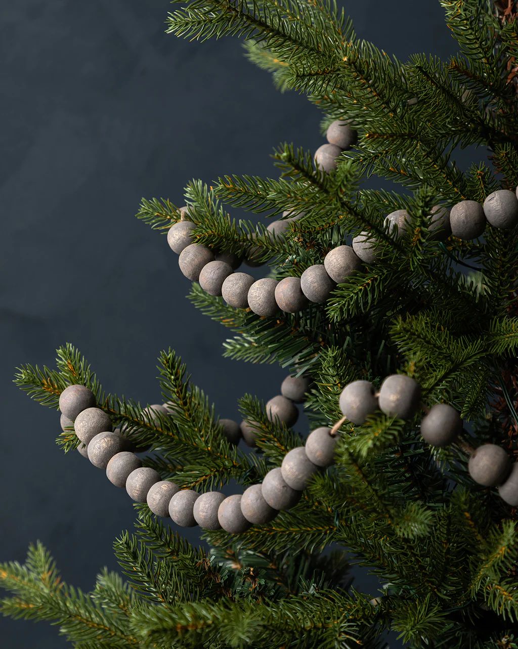Gray Wooden Beaded Garland | McGee & Co.