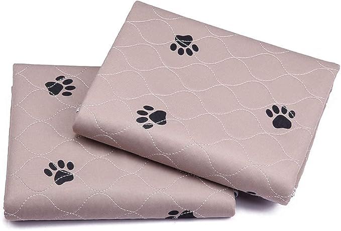 Washable Dog Pee Pads with Puppy Grooming Gloves,Puppy Pads,Reusable Pet Training Pads,Large Dog ... | Amazon (US)