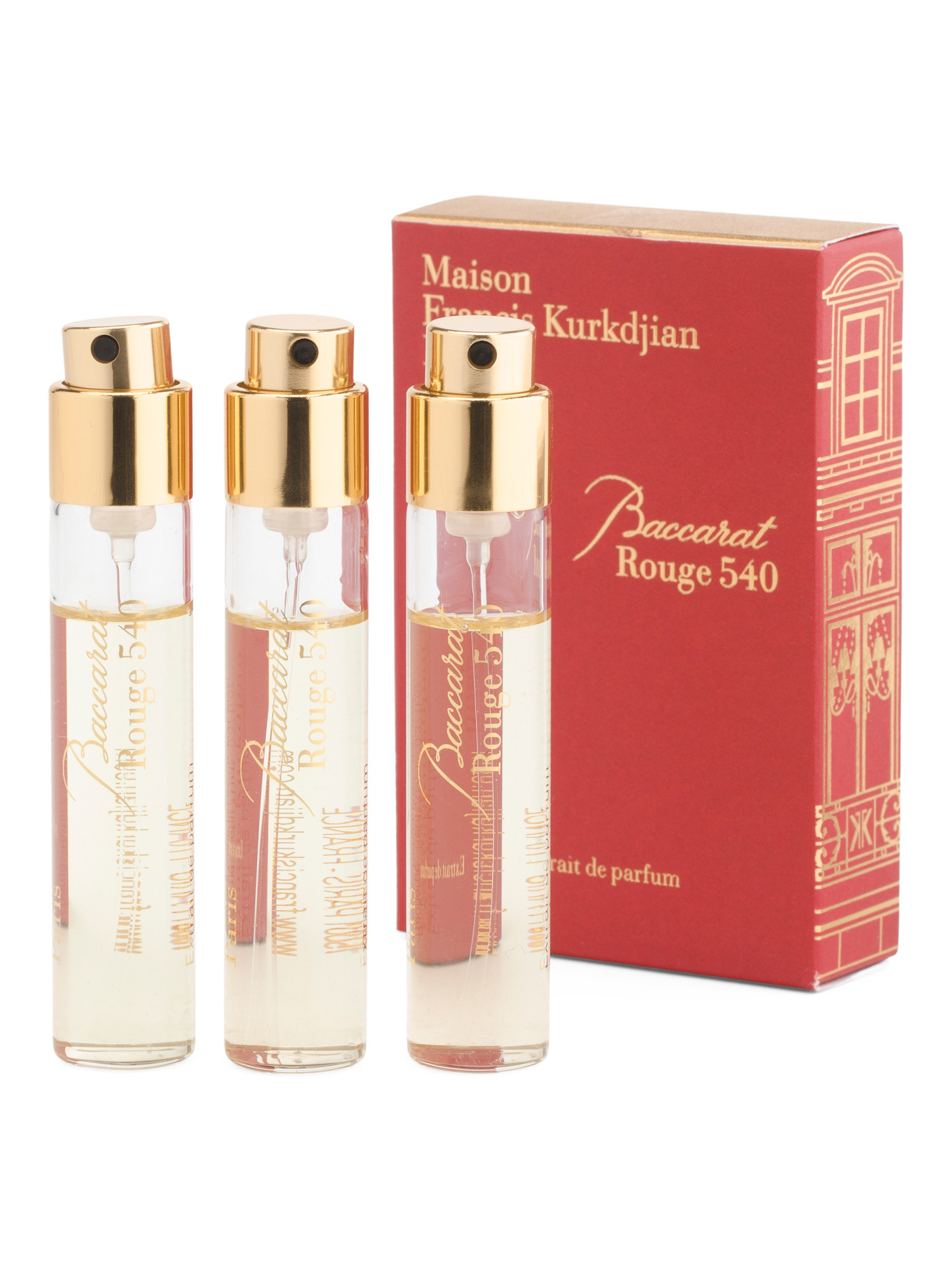 Made In France 3pc Baccarat Rouge 540 Extrait De Parfum Set | TJ Maxx