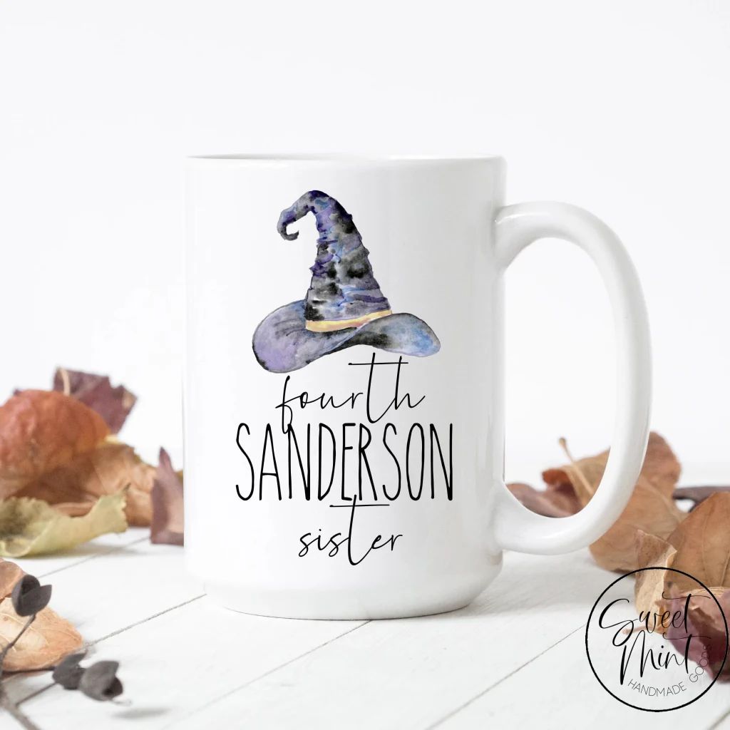 Fourth Sanderson Sister Mug - Halloween Witch Hat Mug | Sweet Mint Handmade Goods