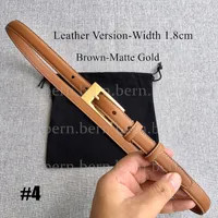 Premium Leather 1.8cm Width Fashion Women's Belt With Classic Logo Pendant for Women Belts with G... | DHGate