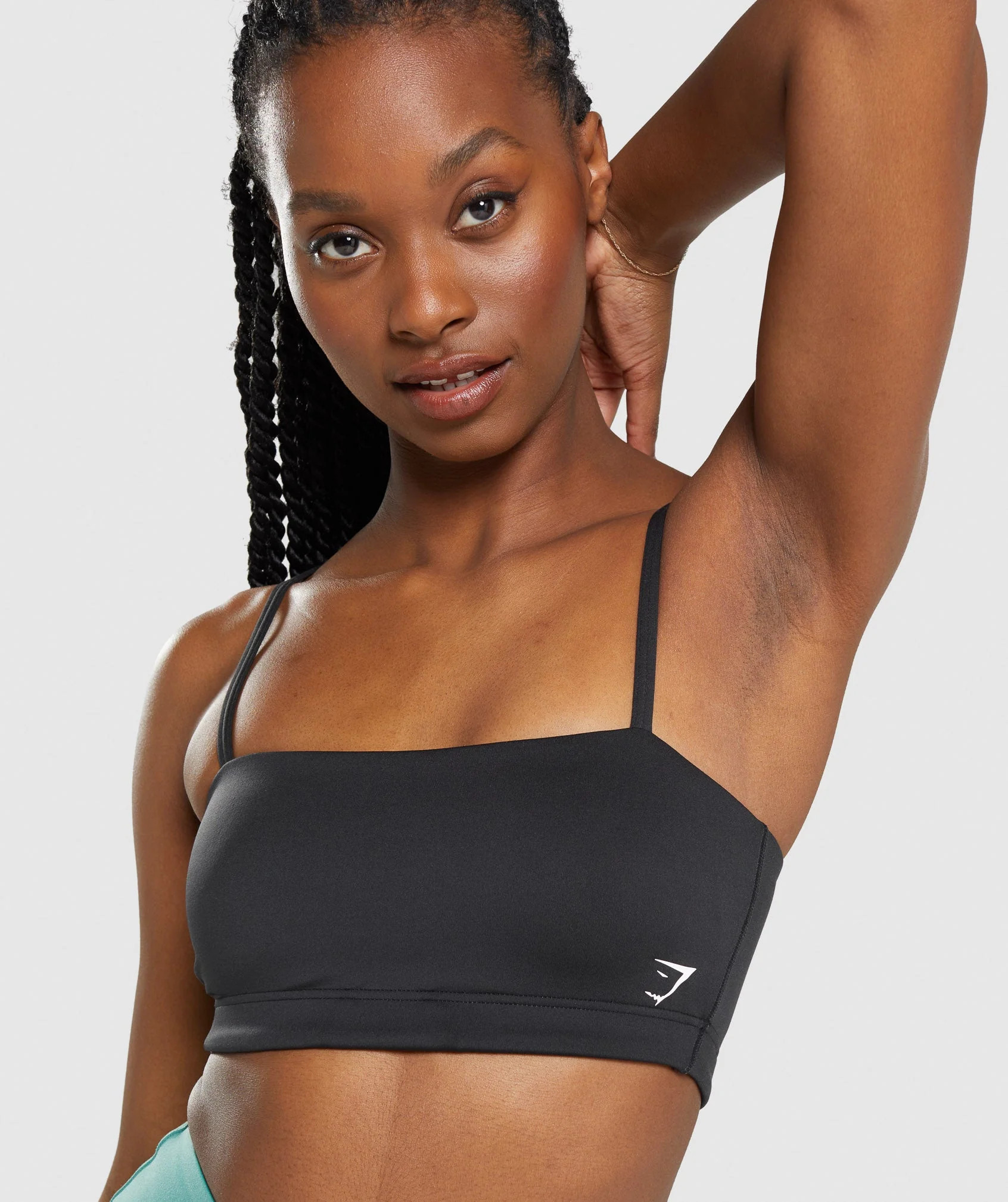 Gymshark Bandeau Sports Bra - Black | Gymshark US
