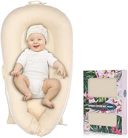 MEXXI Baby Lounger Replacement Cover | Premium Quality Extra Cover | Hypoallergenic | [Fits Docka... | Amazon (US)