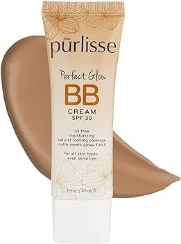 pūrlisse Perfect Glow BB Cream SPF 30: Clean & Cruelty-Free, Medium Flawless Coverage, Hydrates ... | Amazon (US)