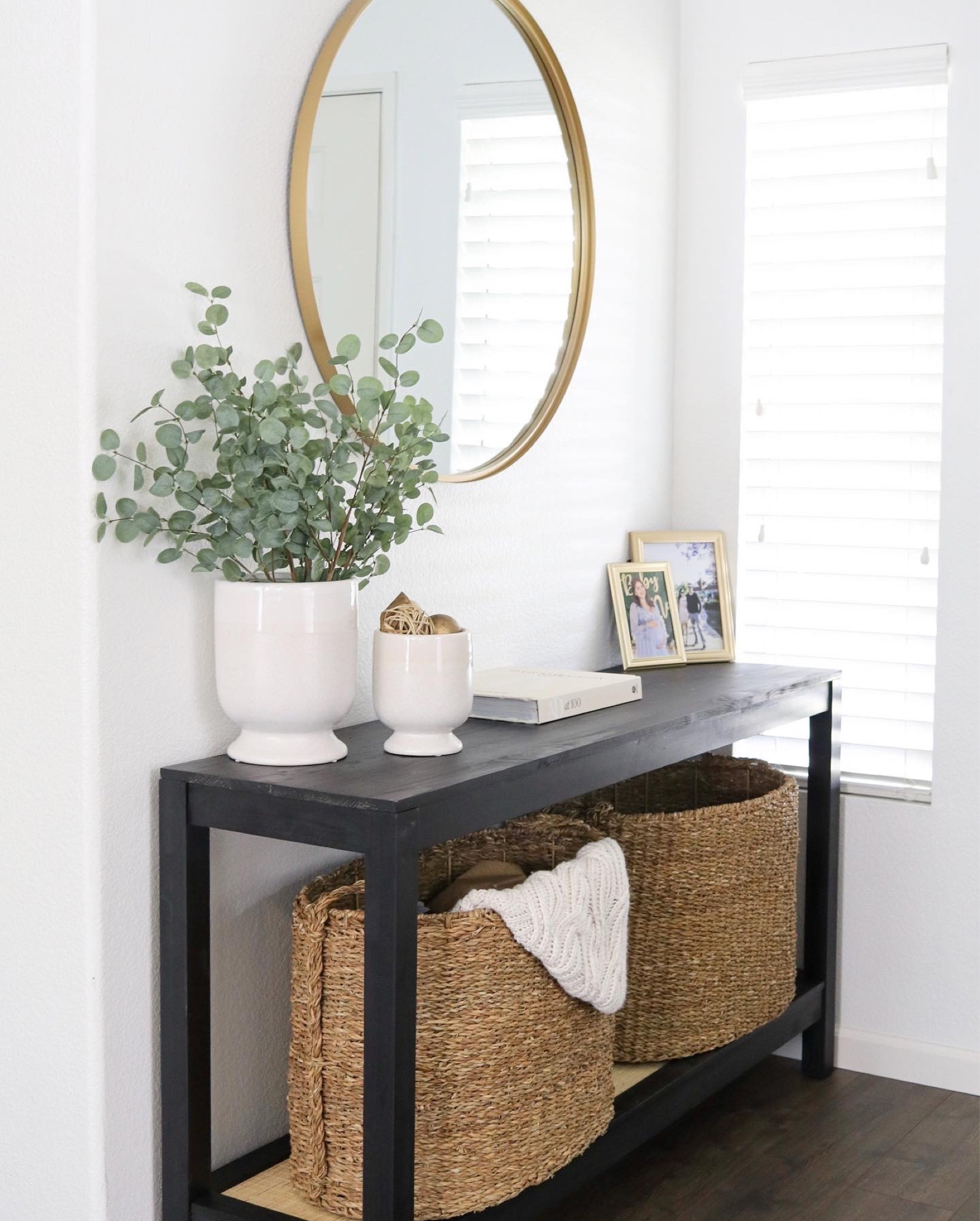 Living Room decor, entryway decor, this black console table is $250

#LTKSeasonal #LTKsalealert #LTKhome