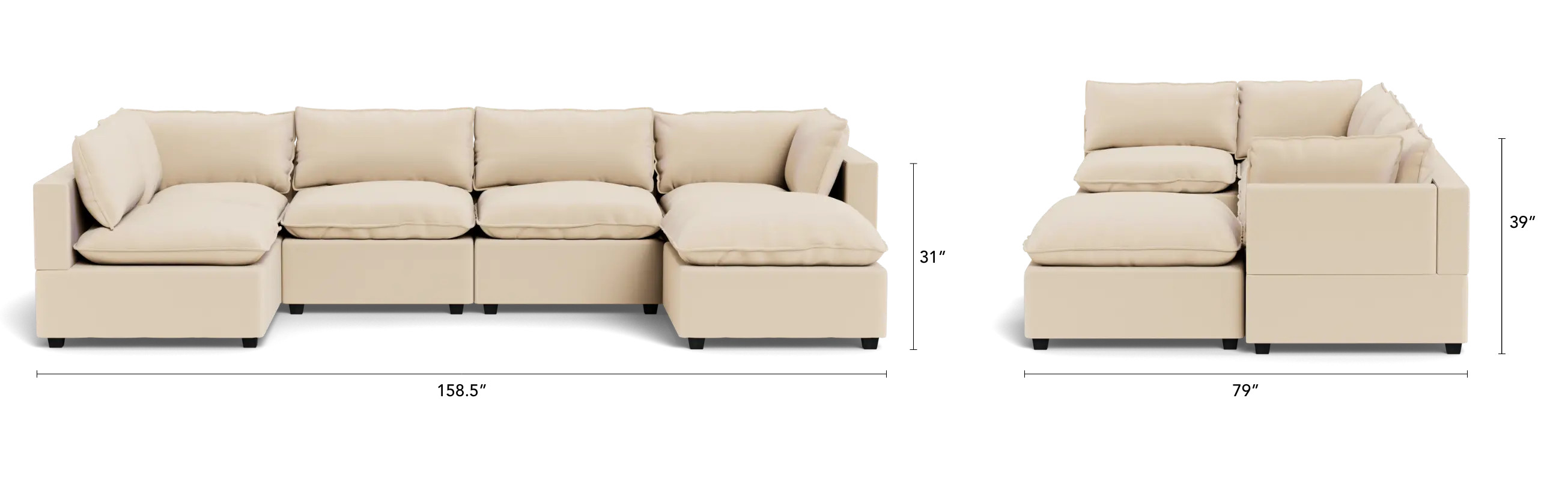 Kova Pillow Cushion U-Shape | Albany Park