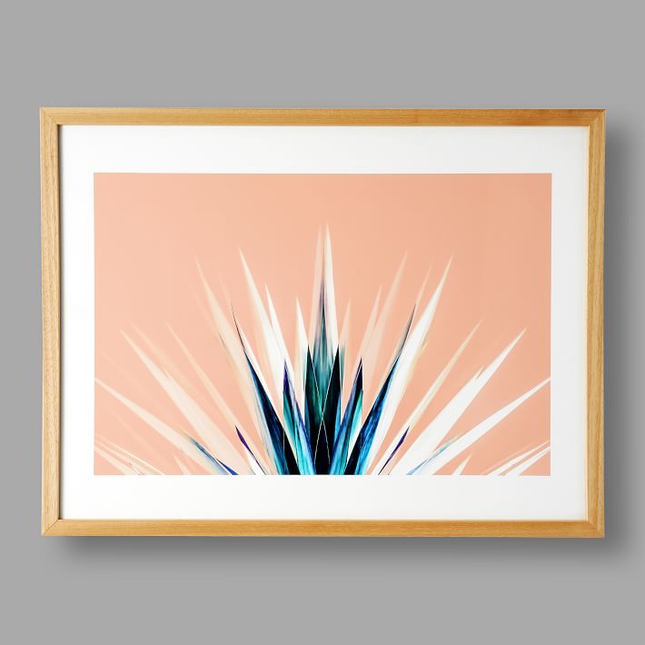 Minted&amp;#174; Pastel Cactus Framed Art by Lisa Sundin | Pottery Barn Teen