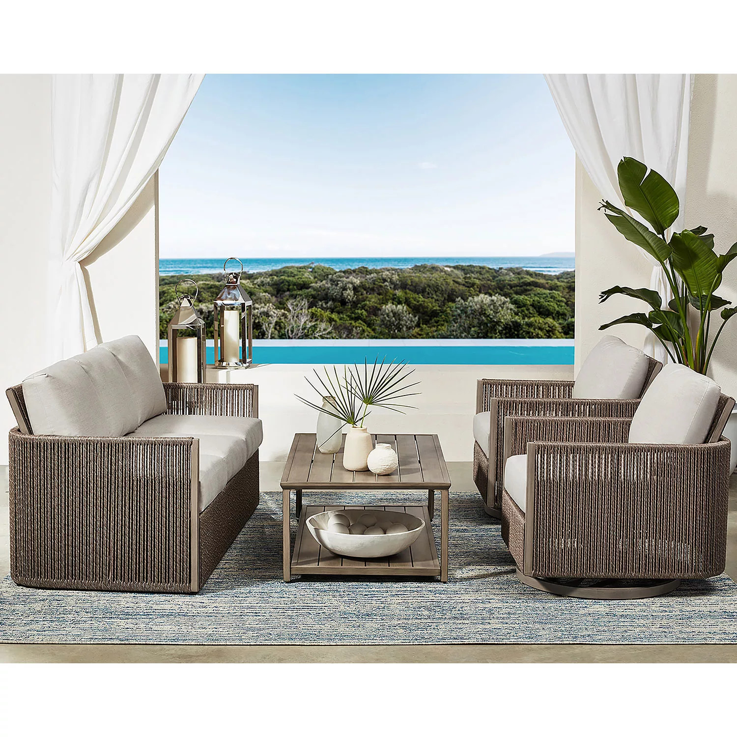 Member's Mark Eli 4-Piece Deep Seating Set | Sam's Club