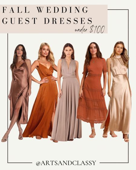 Attending a wedding this season? Then these Fall wedding guest dresses are for you. From midi to maxi dresses with warm, neutral tones you’ll be the best dressed guest! 

#LTKfindsunder100 #LTKSeasonal #LTKstyletip