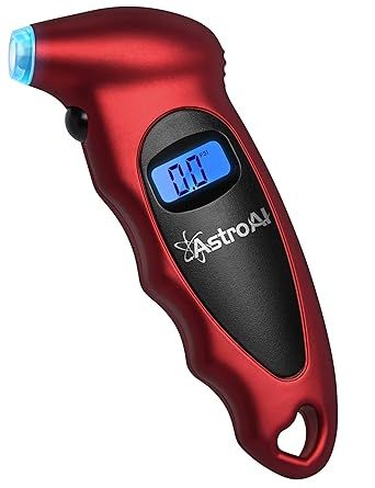 AstroAI Digital Tire Pressure Gauge 150 PSI 4 Settings for Car Truck Bicycle with Backlit LCD and... | Amazon (US)