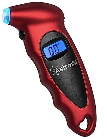 AstroAI Digital Tire Pressure Gauge 150 PSI 4 Settings for Car Truck Bicycle with Backlit LCD and... | Amazon (US)
