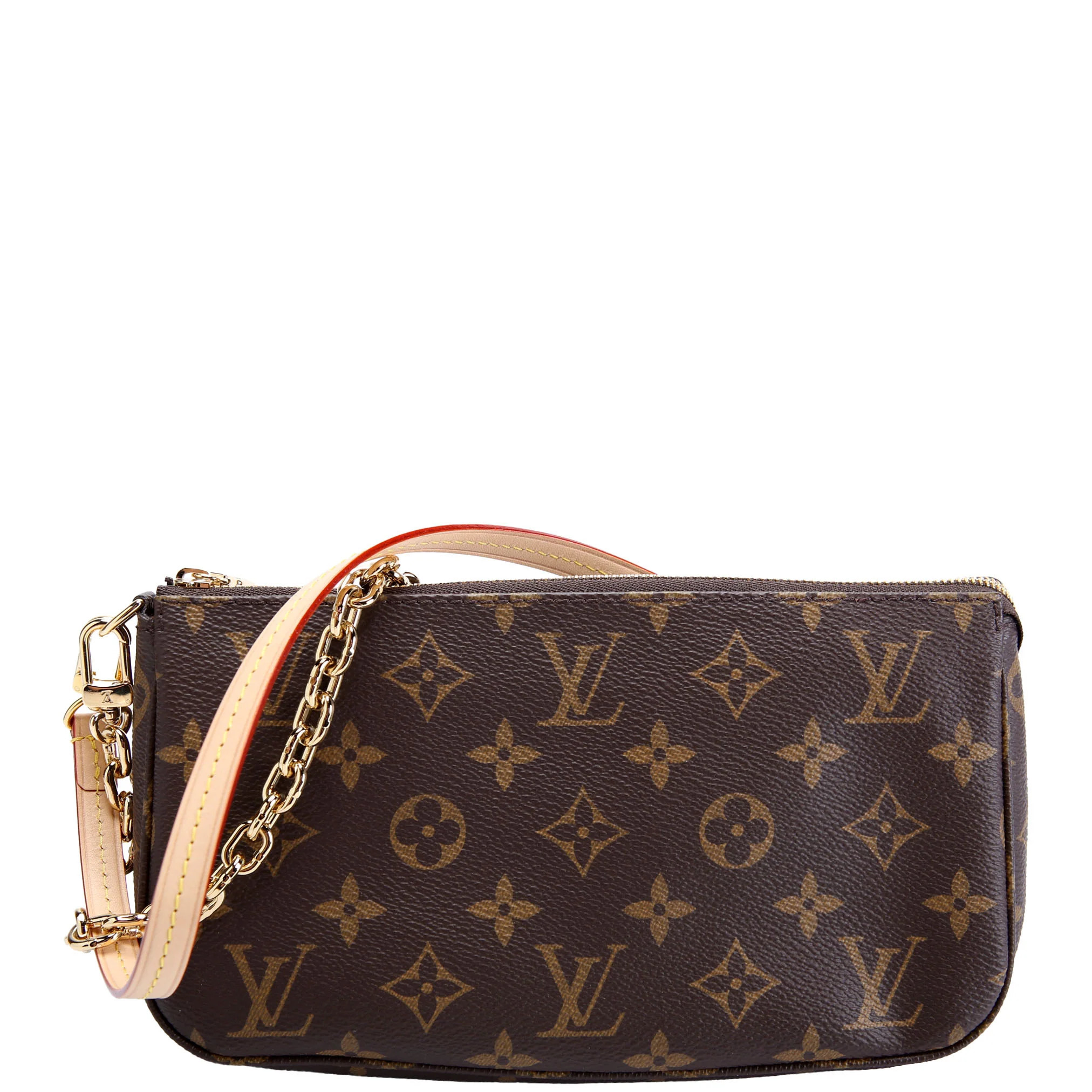 Pochette Accessories NV With Chain Monogram | Keeks Designer Handbags