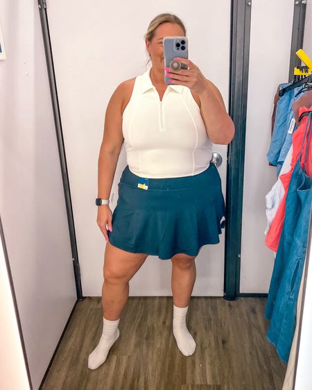 Let’s go play some tennis or pickleball! 

What a cute activewear outfit. This outfit comes in regular and plus sizes and perfect for your workout or as an athleisure outfit. 

Plus size workout 
Plus size activewear
plus size athleisure 
Plus size casual outfit 
Ootd 
Casual outfit 



#LTKActive #LTKPlusSize #LTKOver40