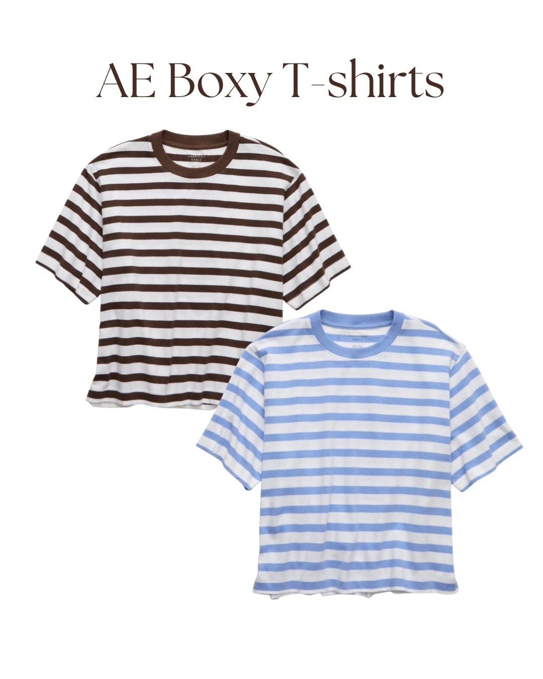 100% cotton striped boxy tshirts at AE!

#summer #basics #ae #americaneagle #casual #comfy

#LTKSeasonal #LTKootd #LTKSaleAlert