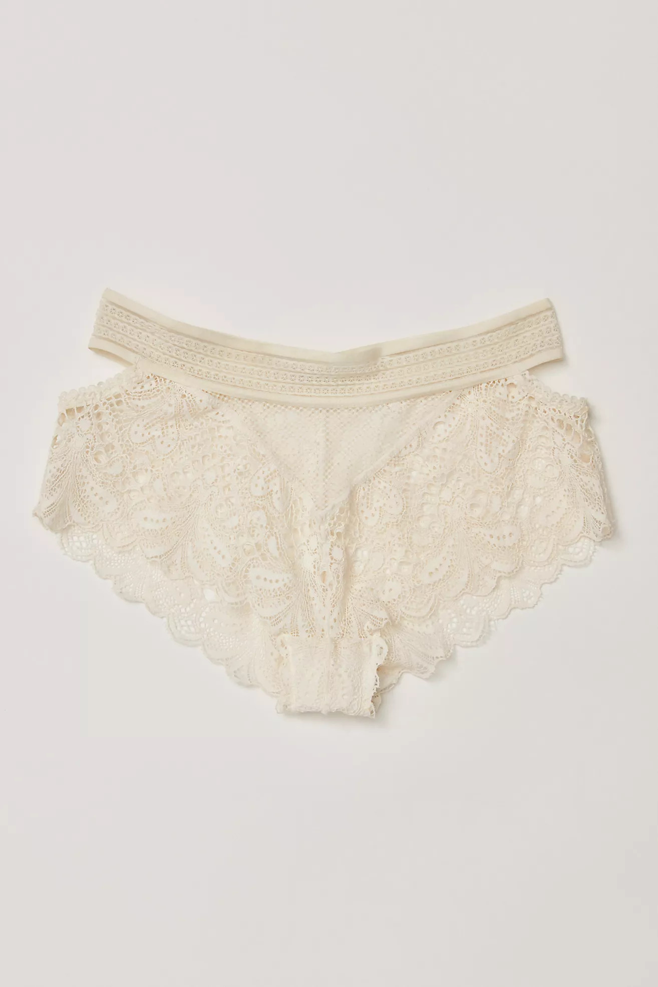 Moonlit Meadow Lace High-Rise Briefs | Free People (Global - UK&FR Excluded)
