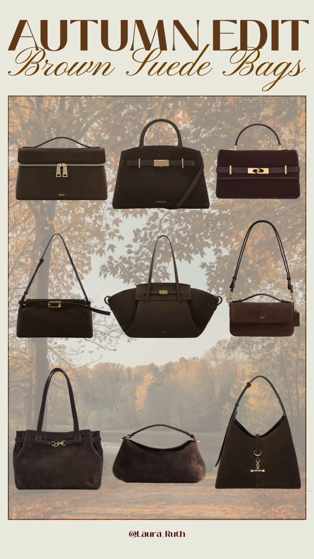 The Chocolate Suede Bag Edit 🤎🍂
The autumn must-have I can’t stop thinking about…

Chocolate brown suede is everywhere this season, and these bags are the perfect way to tap into the trend. From everyday totes to chic shoulder bags, there’s a style for every autumn outfit. autumn bags, fall bags, suede bag, chocolate brown bag 

 #LTKuk #LTKautumn #LTKbag